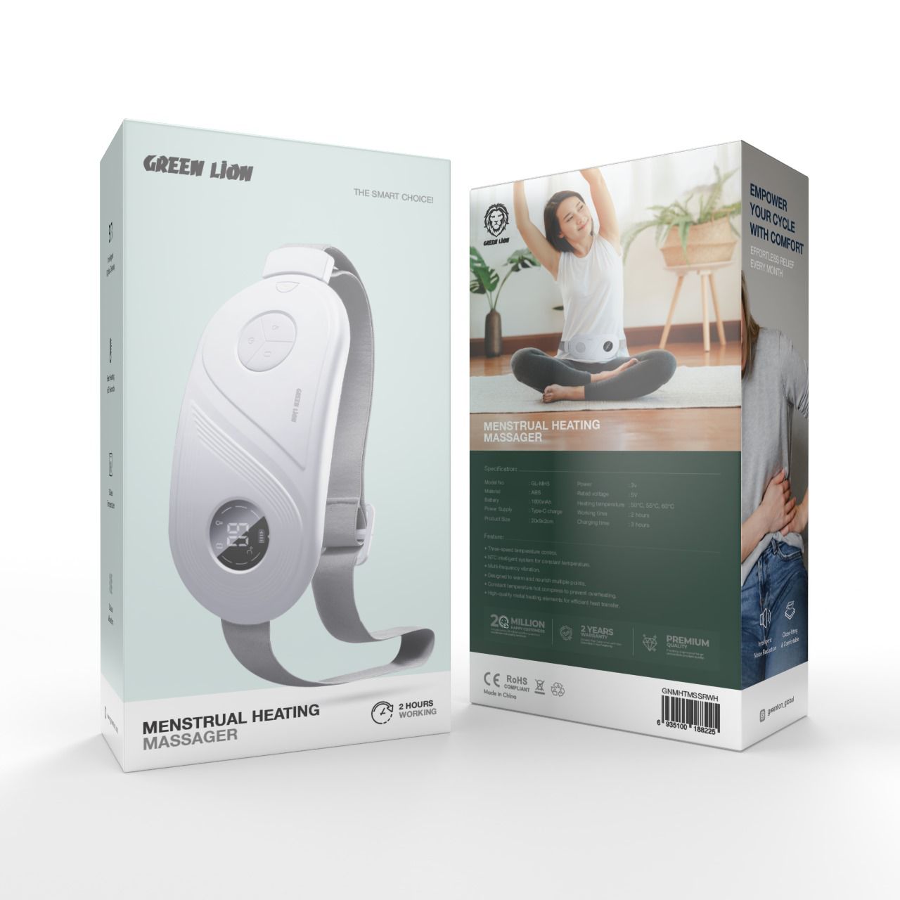 ماساژور گرم‌کننده قاعدگی گرین‌ لاین مدل Menstrual Heating اورجینال ( امکان ارسال با پیک کالای با گارانتی همان روز برای تهران و کرج )